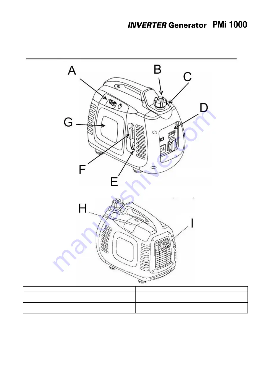 Pramac Powermate PMi1000 User Manual Download Page 6