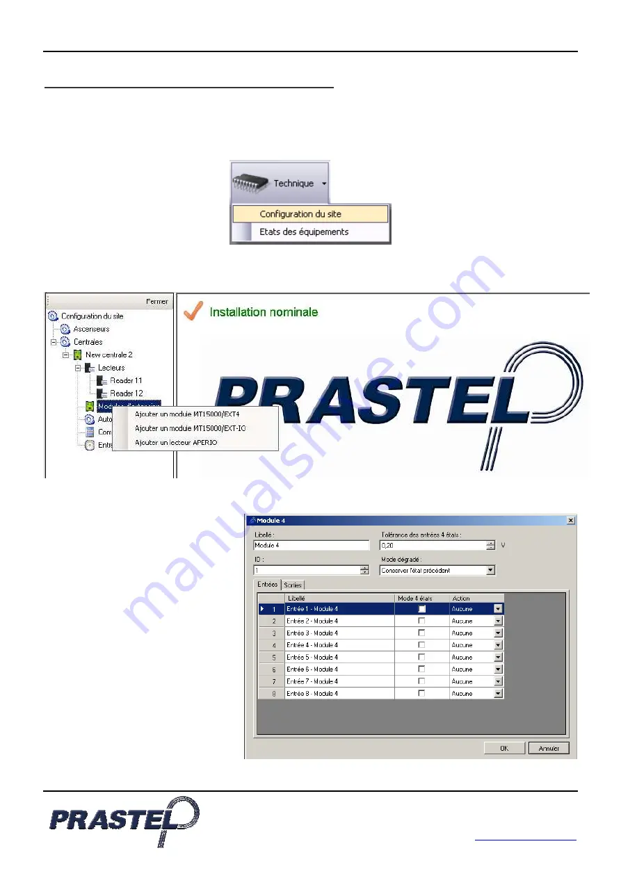 PRASTEL MT15000/EXT-IO Скачать руководство пользователя страница 6