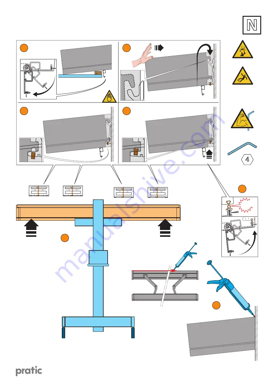 pratic T-Project T-Hide Installation Manual - Original Instructions Download Page 23