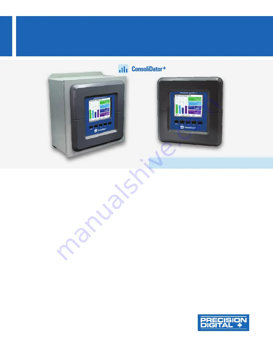 Precision Digital Corporation ConsoliDator Plus PD9000 Instruction Manual Download Page 1