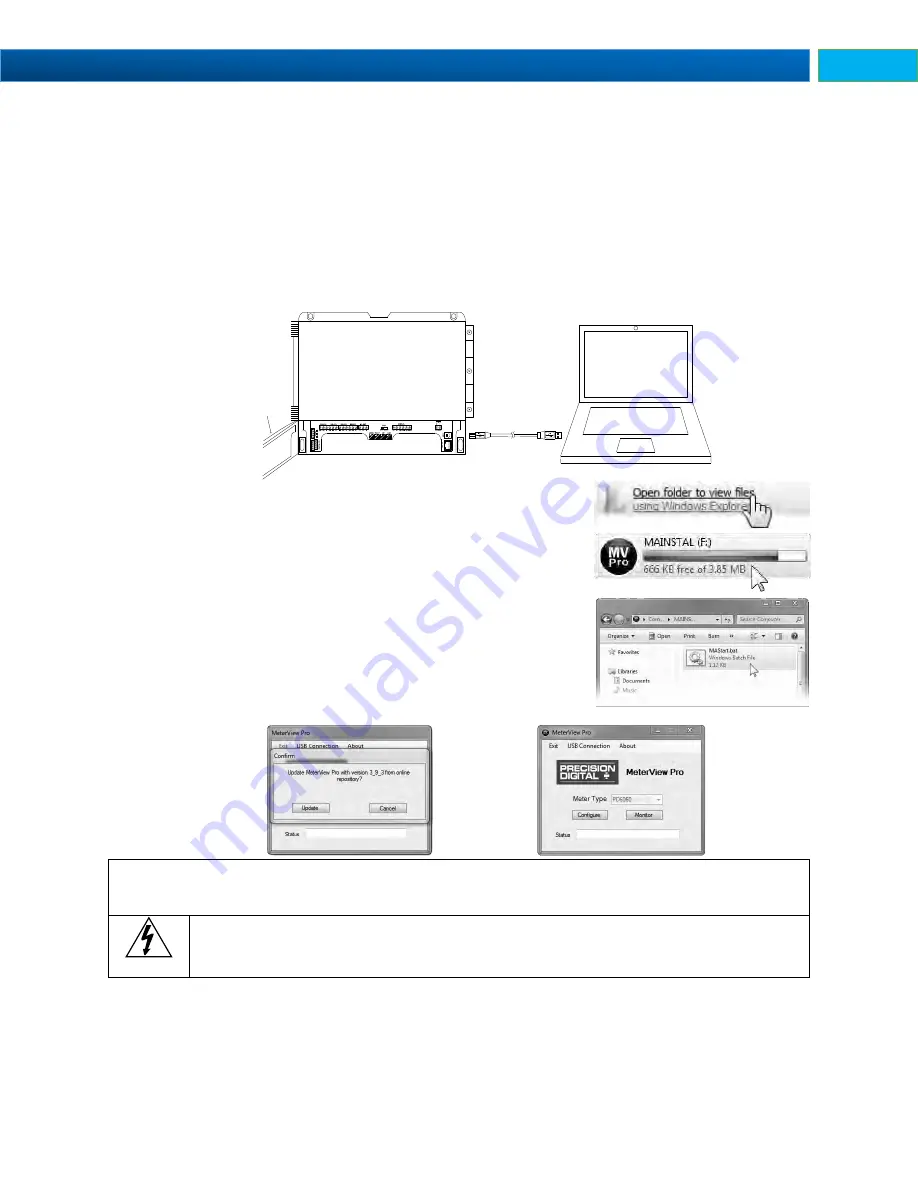 Precision Digital Corporation Helios PD2-6300 Instruction Manual Download Page 23