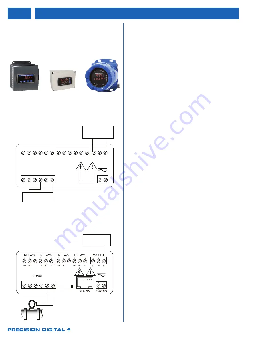 Precision Digital Corporation PRO VU Series Manual Download Page 6