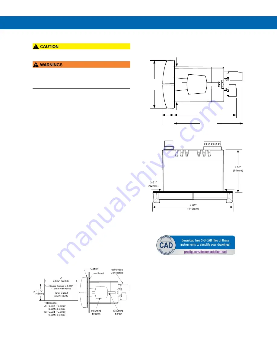 Precision Digital Corporation Trident PD765 Скачать руководство пользователя страница 11