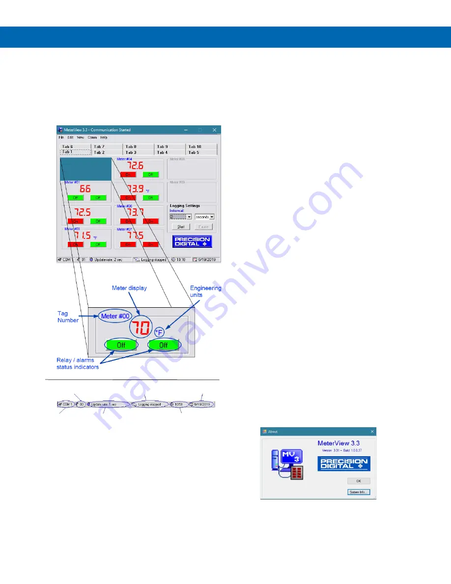 Precision Digital Corporation Trident PD765 Скачать руководство пользователя страница 35