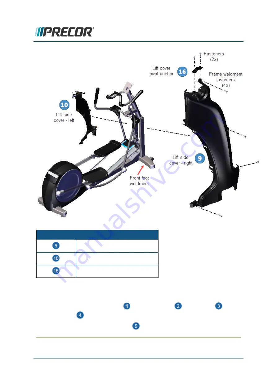 Precor Experience Series Service Manual Download Page 89