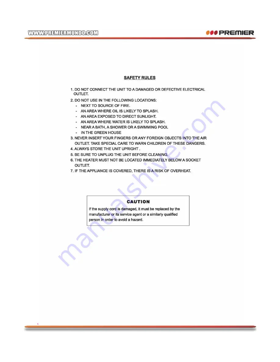 Premier AA-2831 Instruction Manual Download Page 4