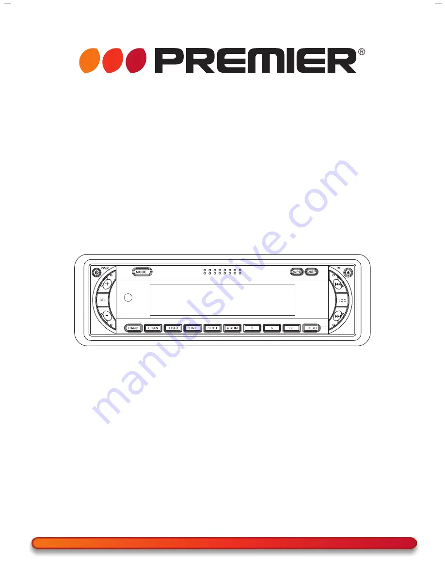 Premier SCR-0471MP3 Instruction Manual Download Page 1