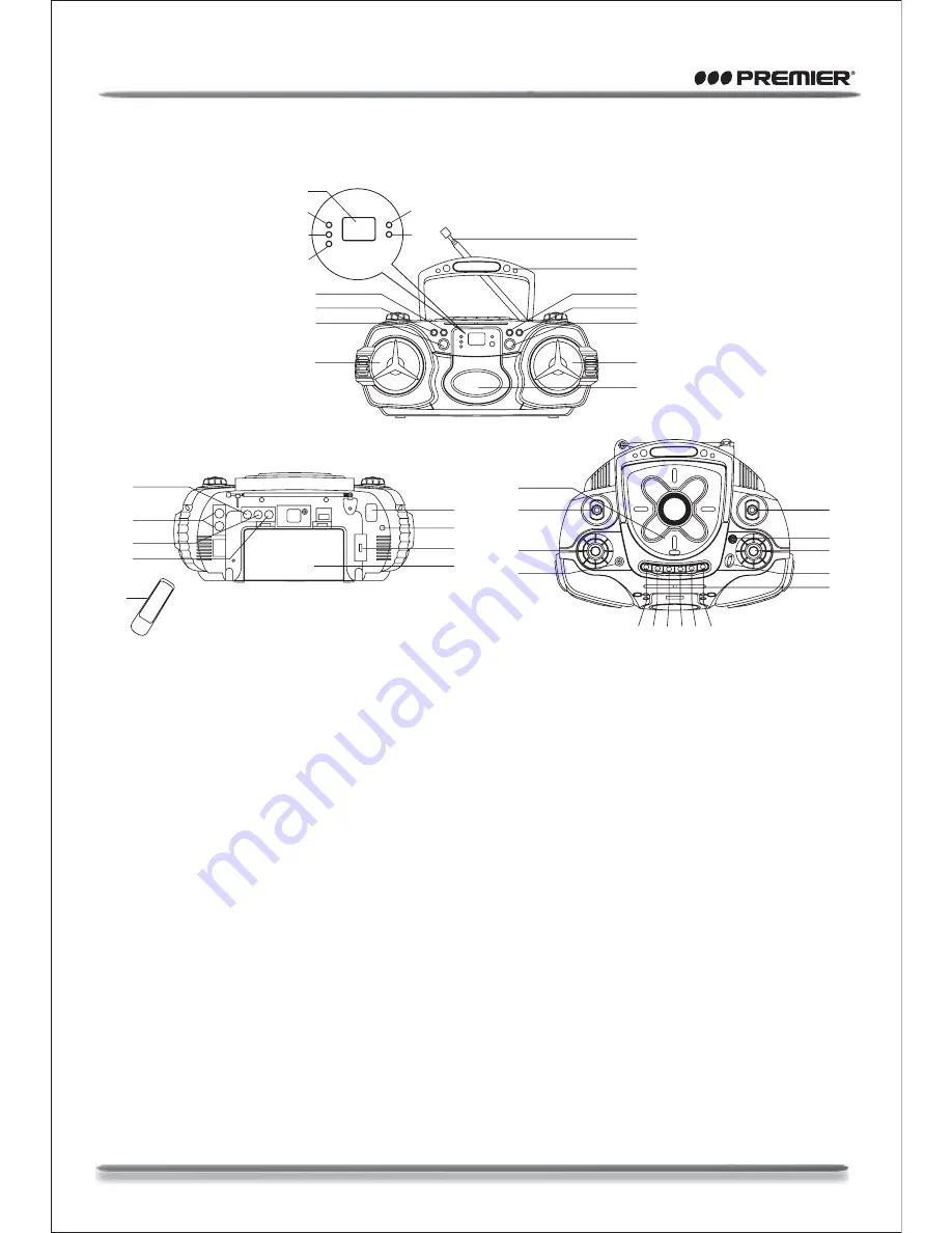 Premier SX-2558DU Instruction Manual Download Page 3