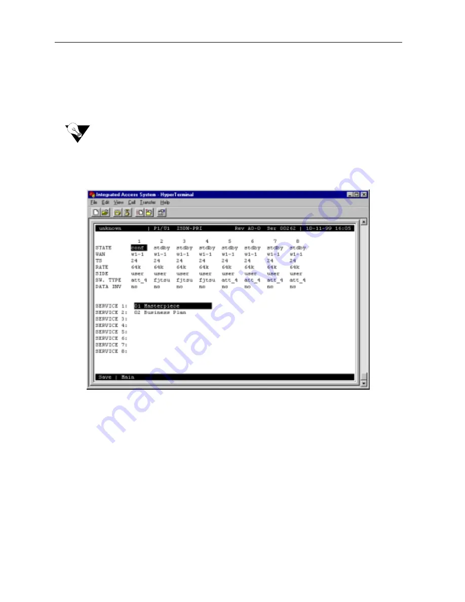 Premisys 600 Reference Manual Download Page 182