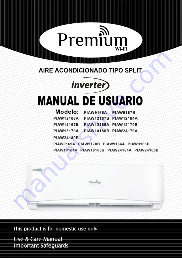 Premium PIAW Series User Manual Download Page 33