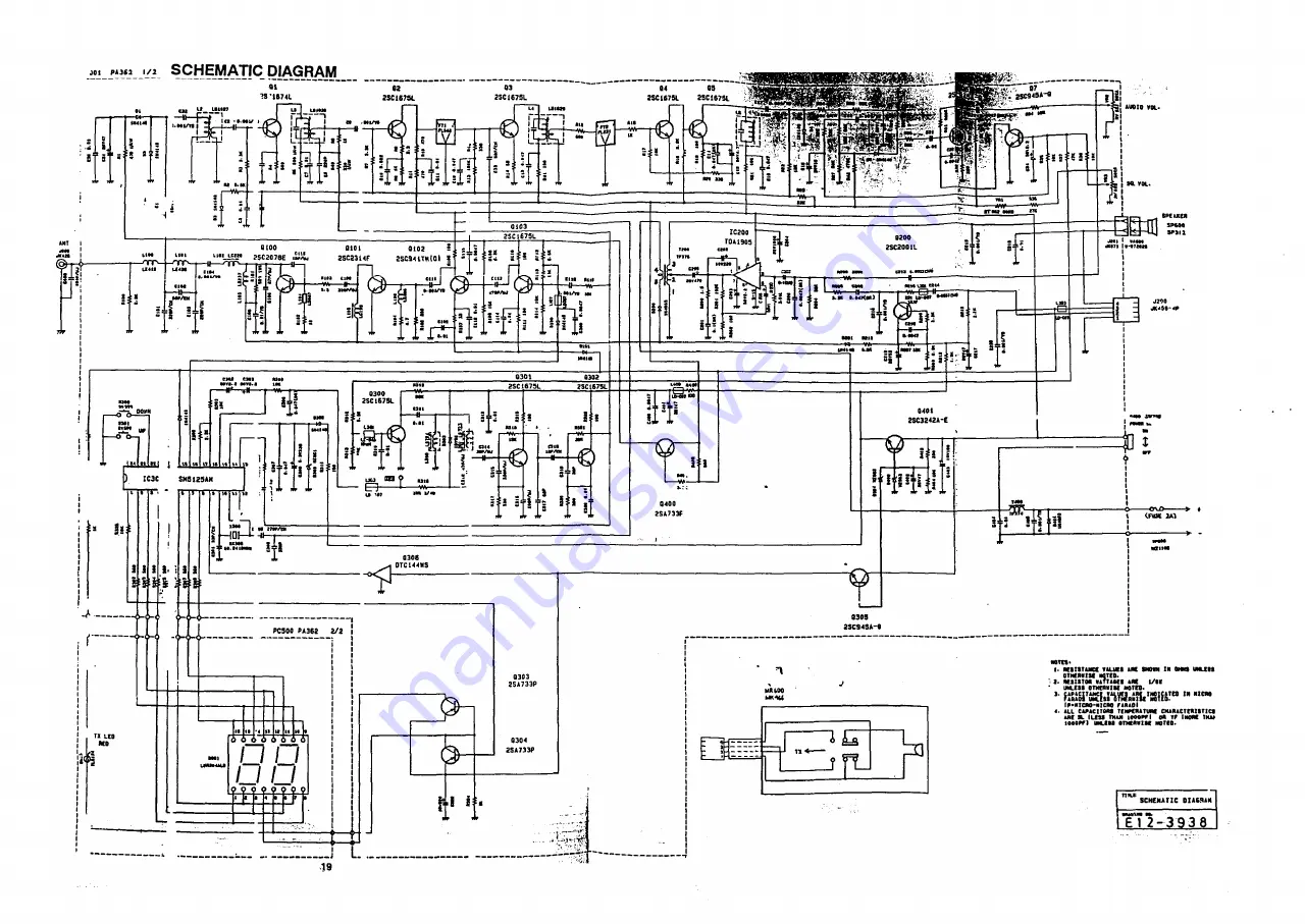 PRESIDENT BILLY Service Manual Download Page 19