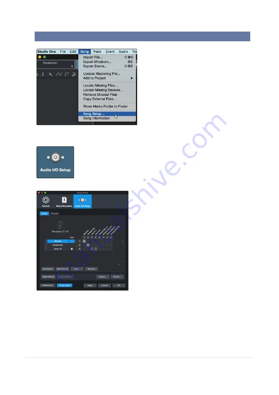 PRESONUS Revelator io44 Owner'S Manual Download Page 112