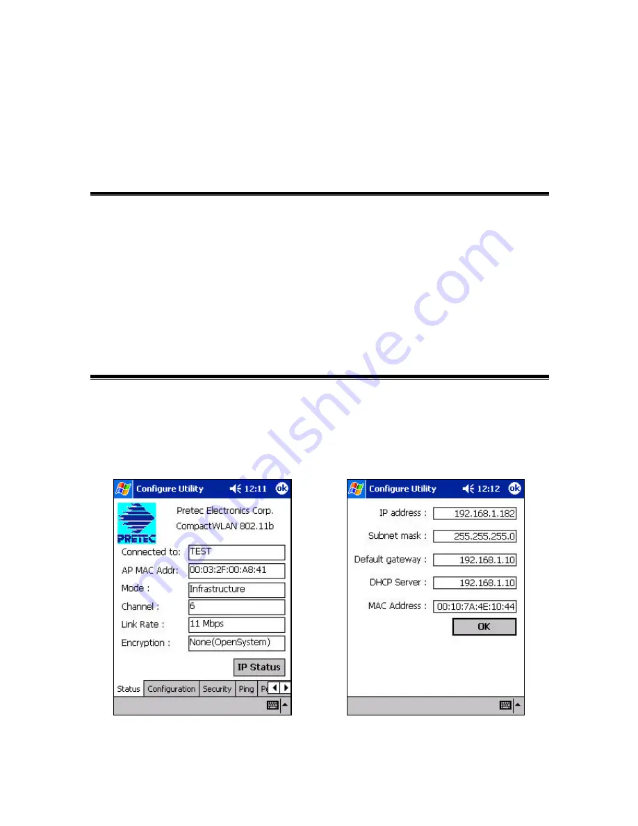 Pretec CompactWLAN 802.11b User Manual Download Page 9