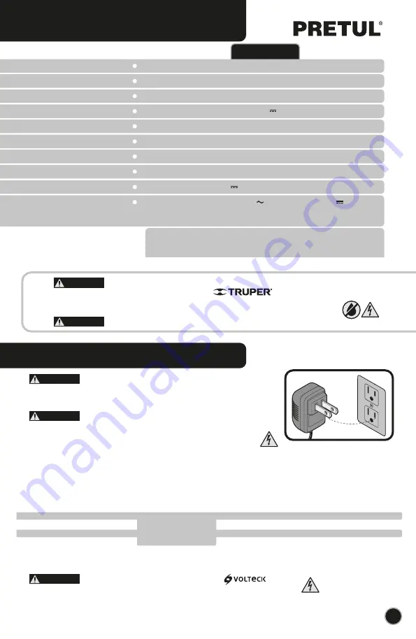 PRETUL 27079 Manual Download Page 15