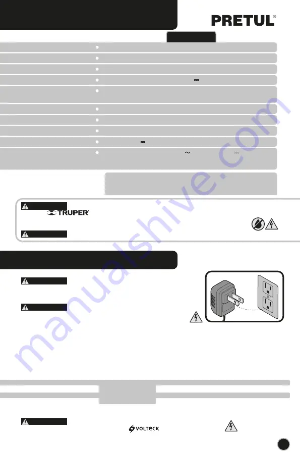 PRETUL 27082 Manual Download Page 3