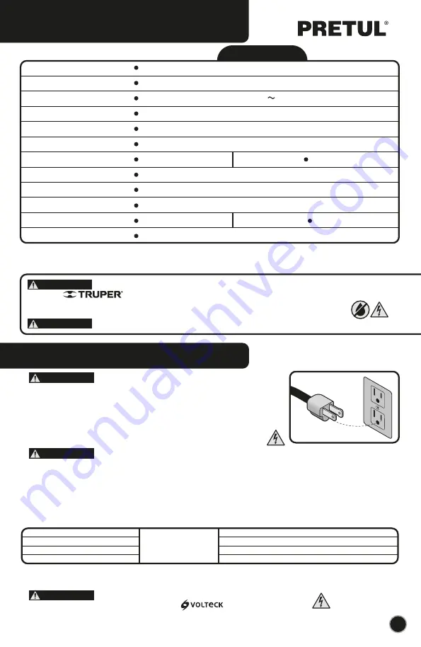 PRETUL 28112 Manual Download Page 15