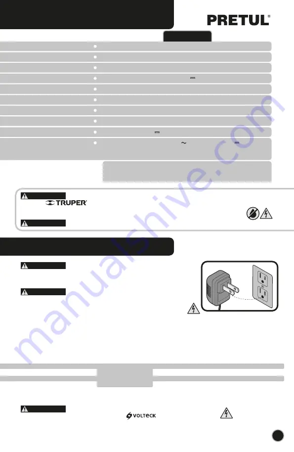 PRETUL TALI-12PC Скачать руководство пользователя страница 3