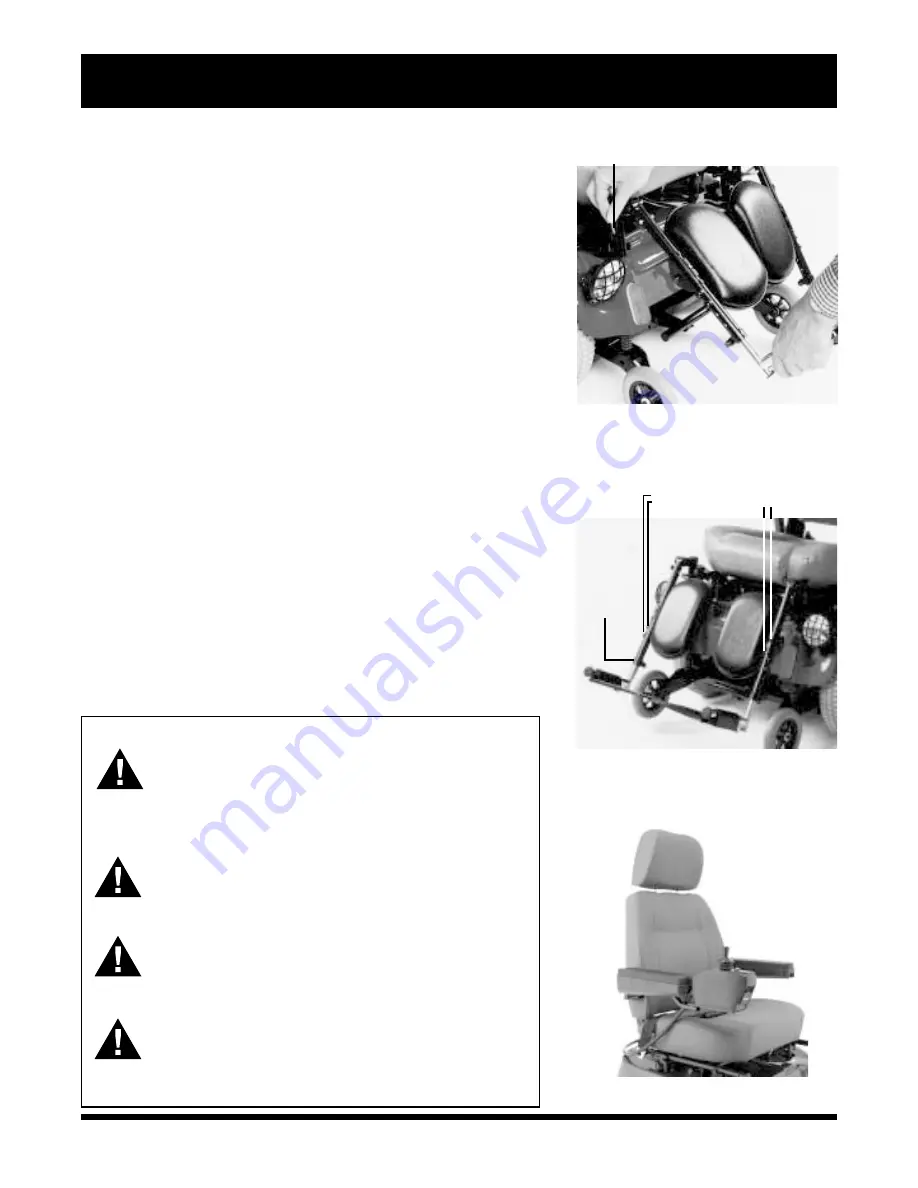 Pride jazzy 1120 Owner'S Manual Download Page 27