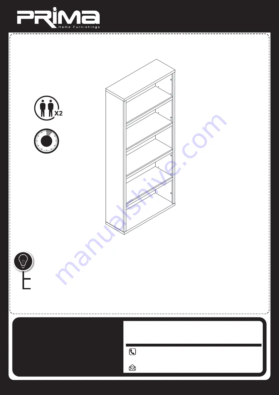 Prima C1910218 Assembly Instructions Manual Download Page 1