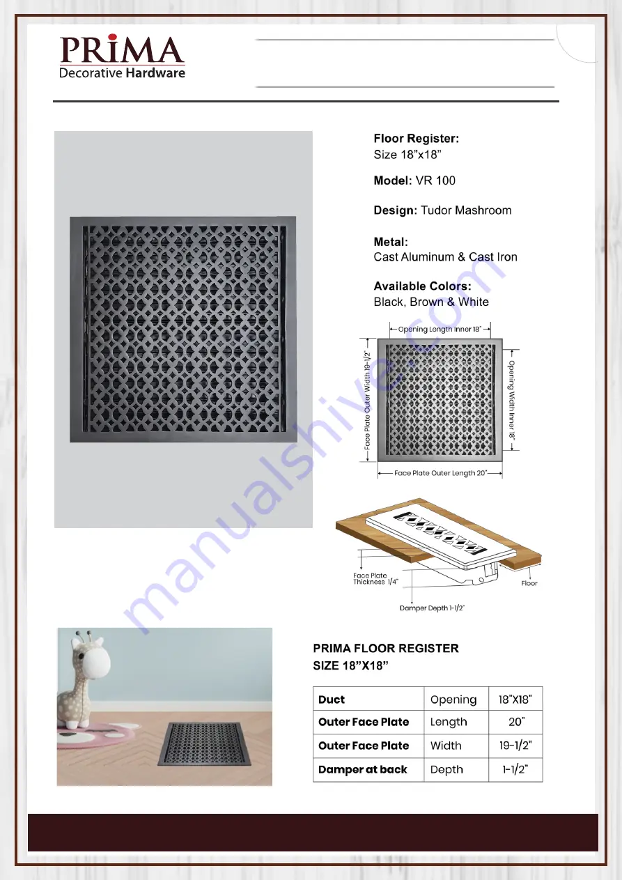 Prima VR-100 Manual Download Page 36