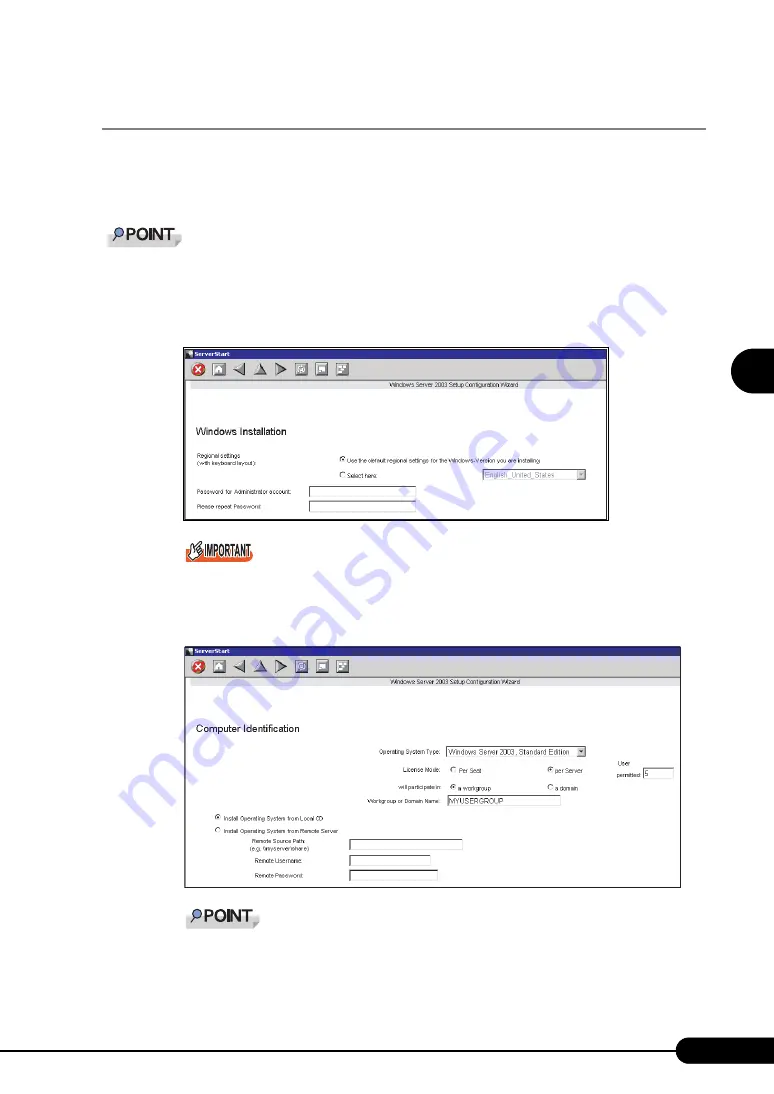 PRIMERGY BX620 S2 User Manual Download Page 55