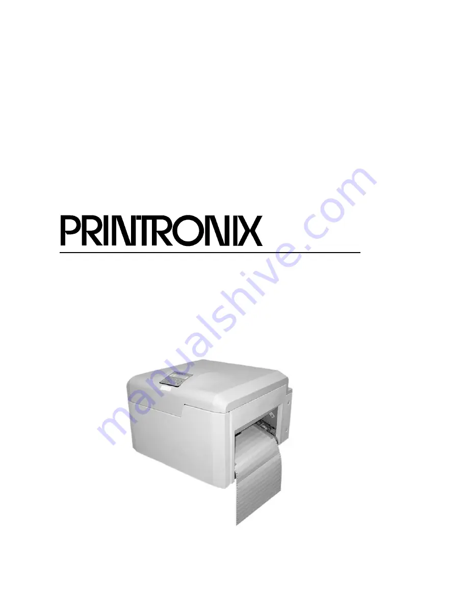 Printronix L7032 Скачать руководство пользователя страница 1