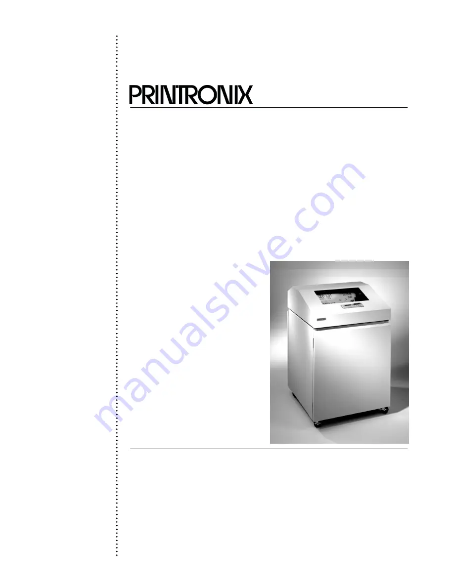 Printronix P4280 Maintenance Manual Download Page 1