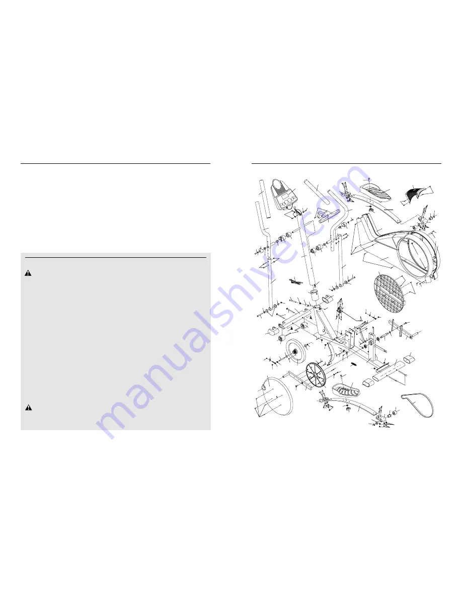 Pro-Form 950 RXi User Manual Download Page 2