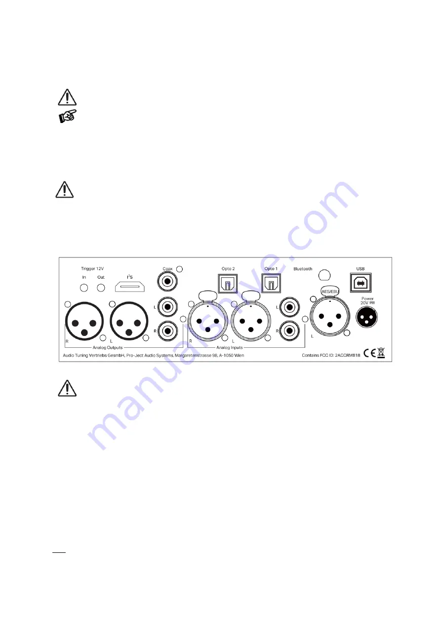 Pro-Ject Audio Systems Box Design Pre Box RS2 Digital Скачать руководство пользователя страница 2