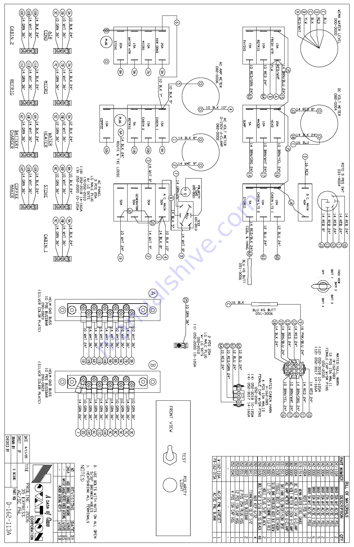 Pro-Line Boats 35 Express 2006 Owner'S Manual Download Page 84