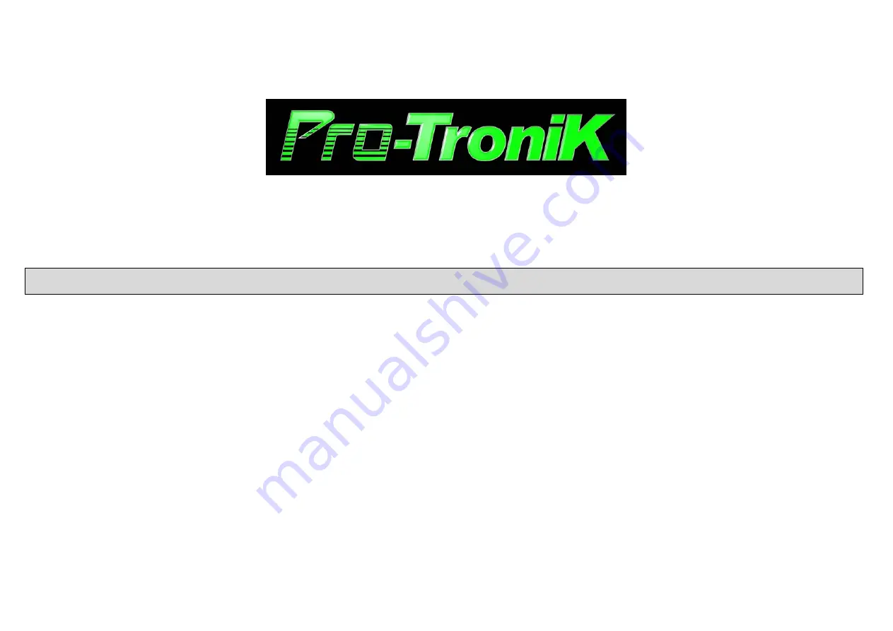 Pro-Tronik AP680BLC User Manual Download Page 1