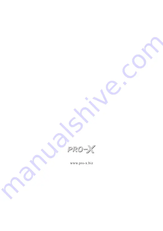 Pro-X XW-IS4 User Manual Download Page 30