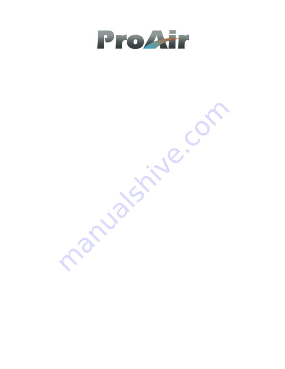 ProAir 600 Operation Maintenance & Technical Manual Download Page 1