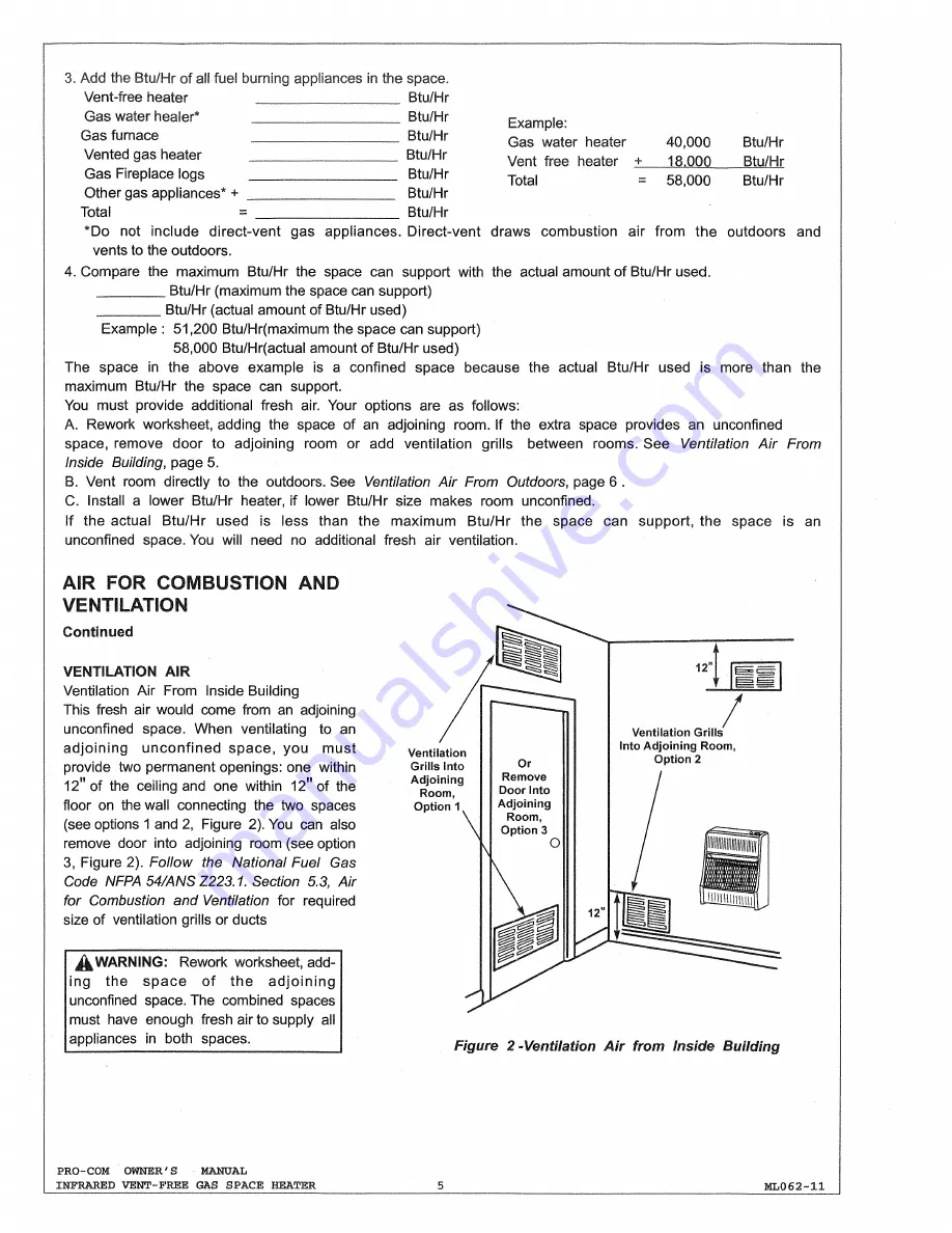 Procom MN180HPA Owner'S Operation & Installation Manual Download Page 6