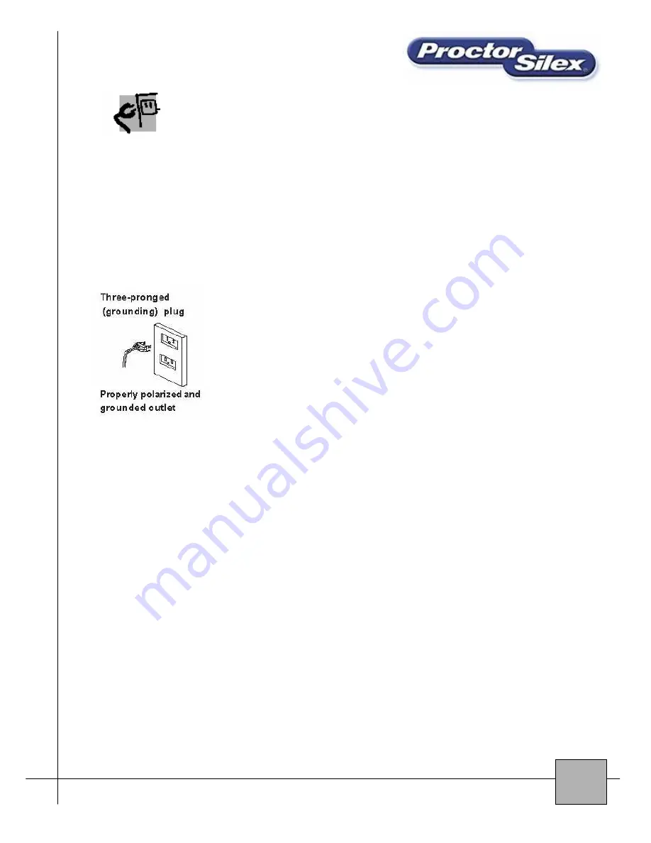 Proctor-Silex 87027 Скачать руководство пользователя страница 4