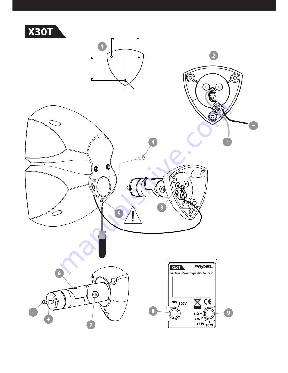 PROEL X30T - SCHEMA Manual Download Page 1