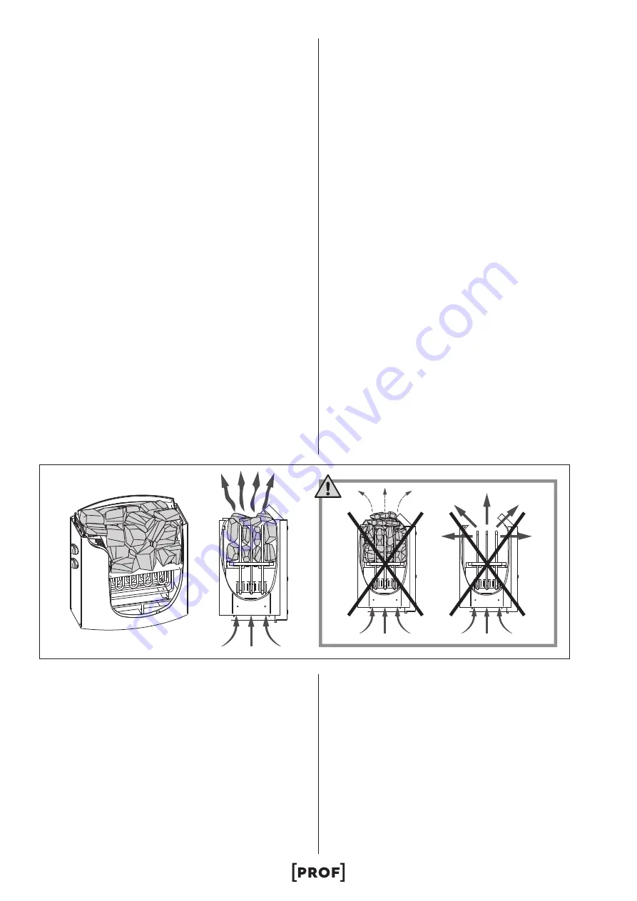 PROF HPR 45 Instructions For Installation And Use Manual Download Page 18