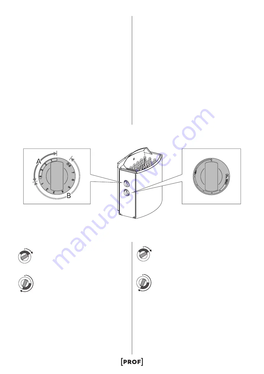 PROF HPR 45 Instructions For Installation And Use Manual Download Page 19