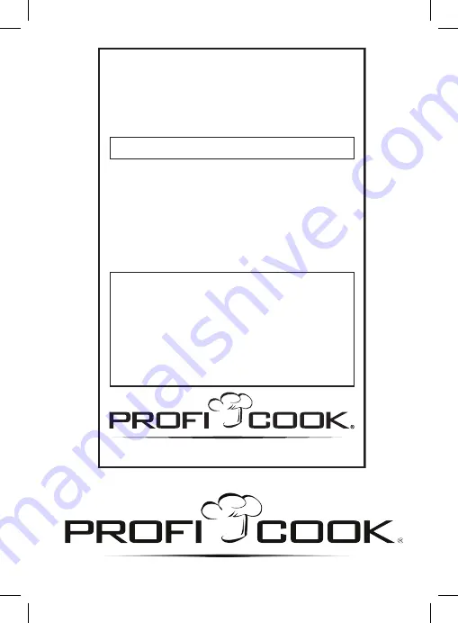 Profi Cook PC-MS1090 User Manual Download Page 32