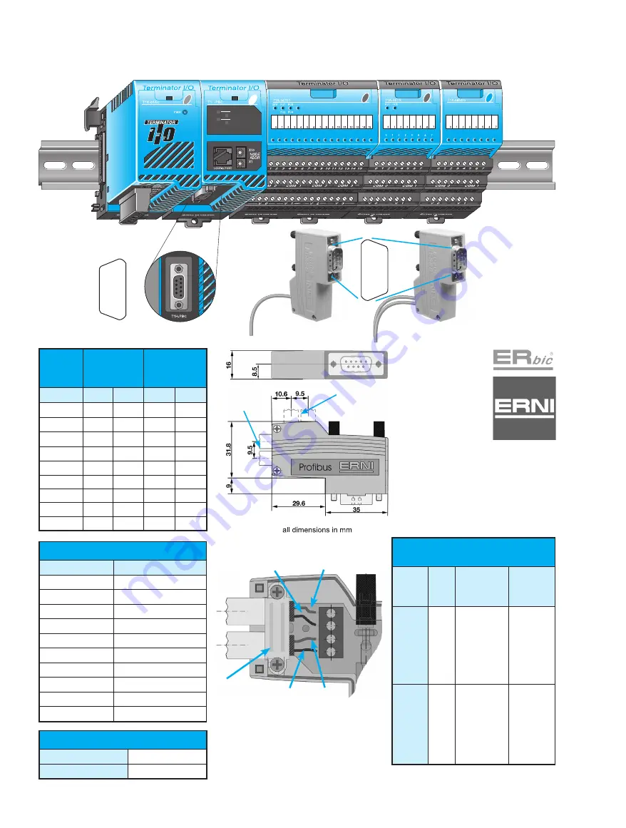 Profibus T1H-PBC Скачать руководство пользователя страница 2