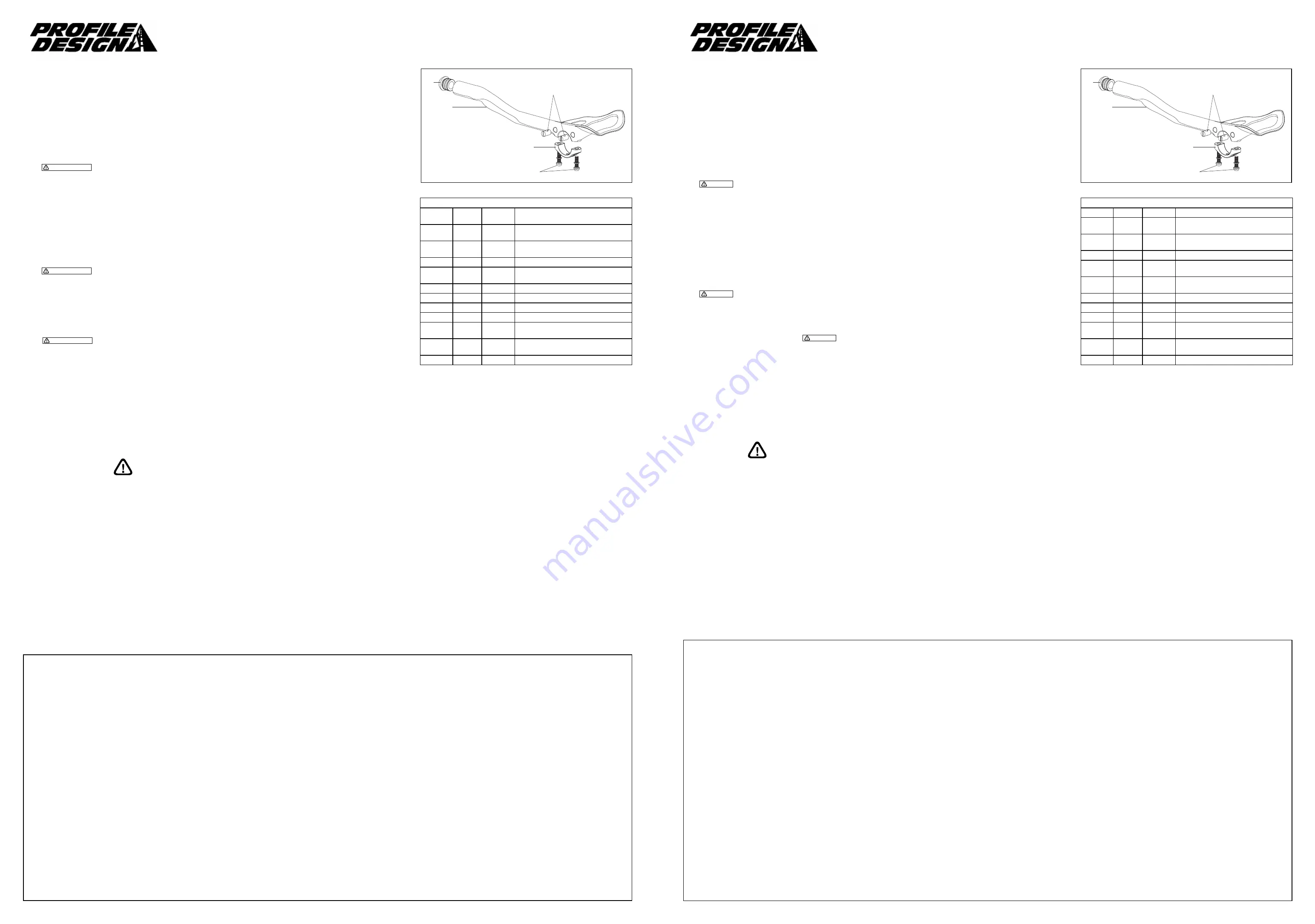 Profile Design Sonic CSX Installation Instructions Download Page 2