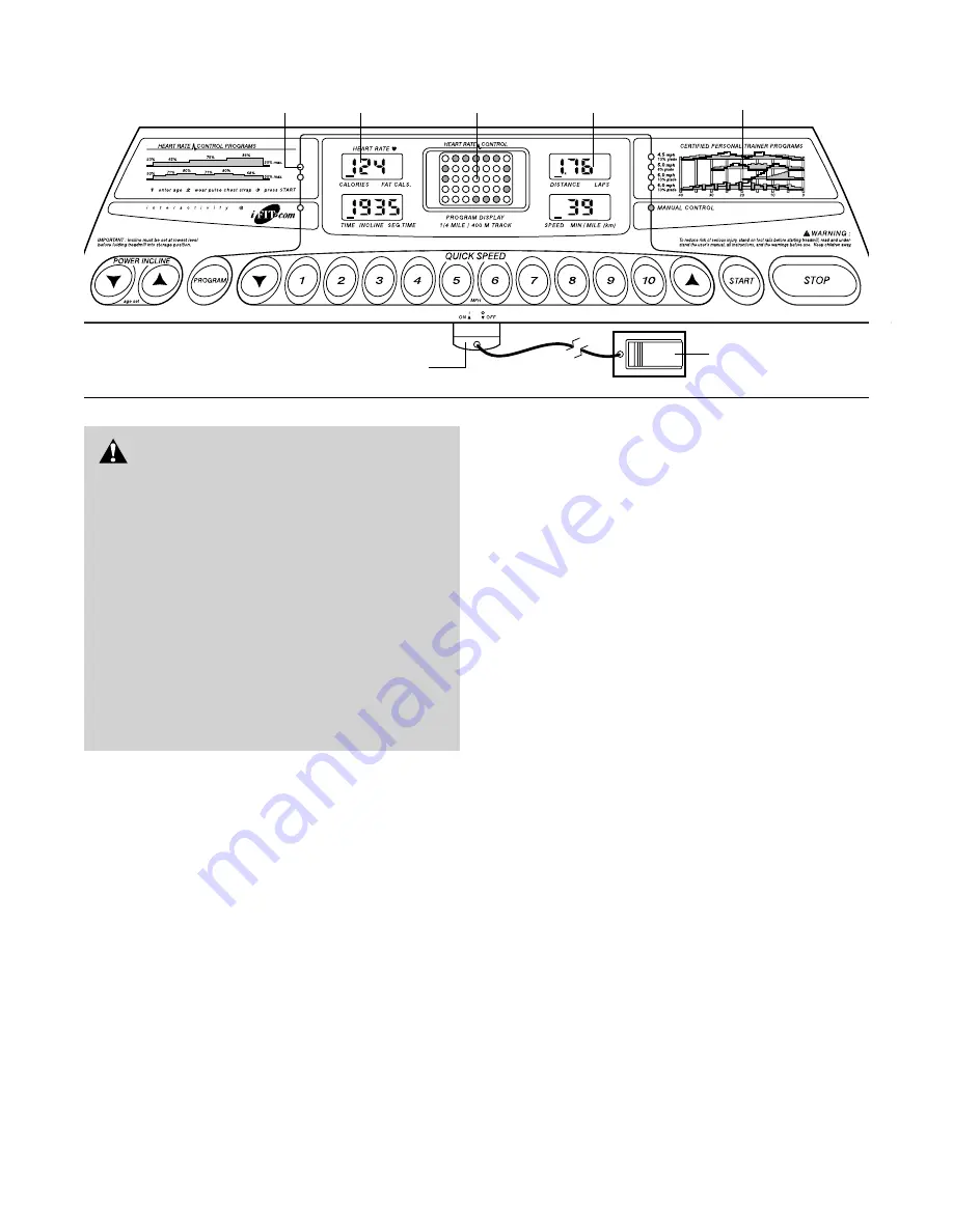 ProForm 770 Ekg Treadmill User Manual Download Page 9