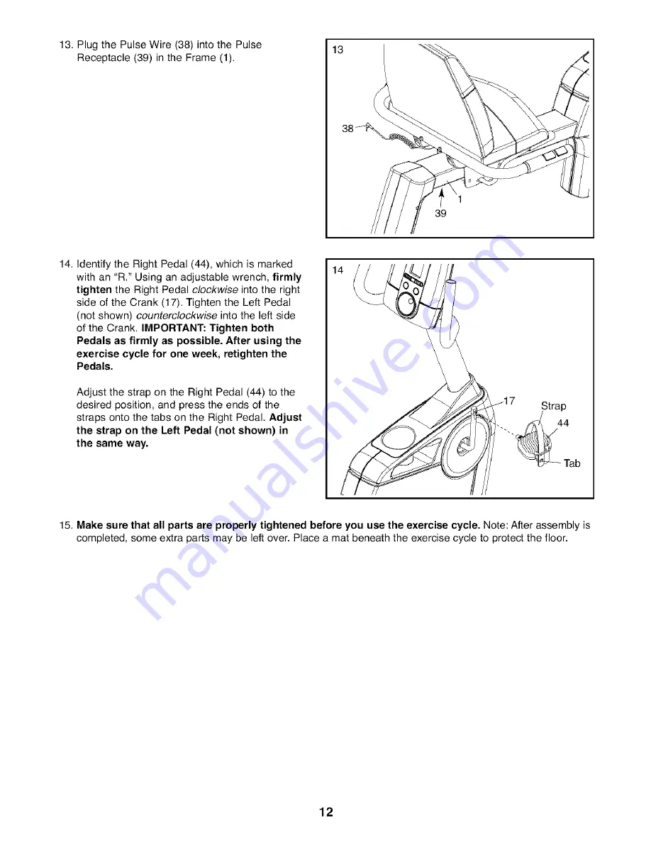 ProForm 831.21752.0 User Manual Download Page 12