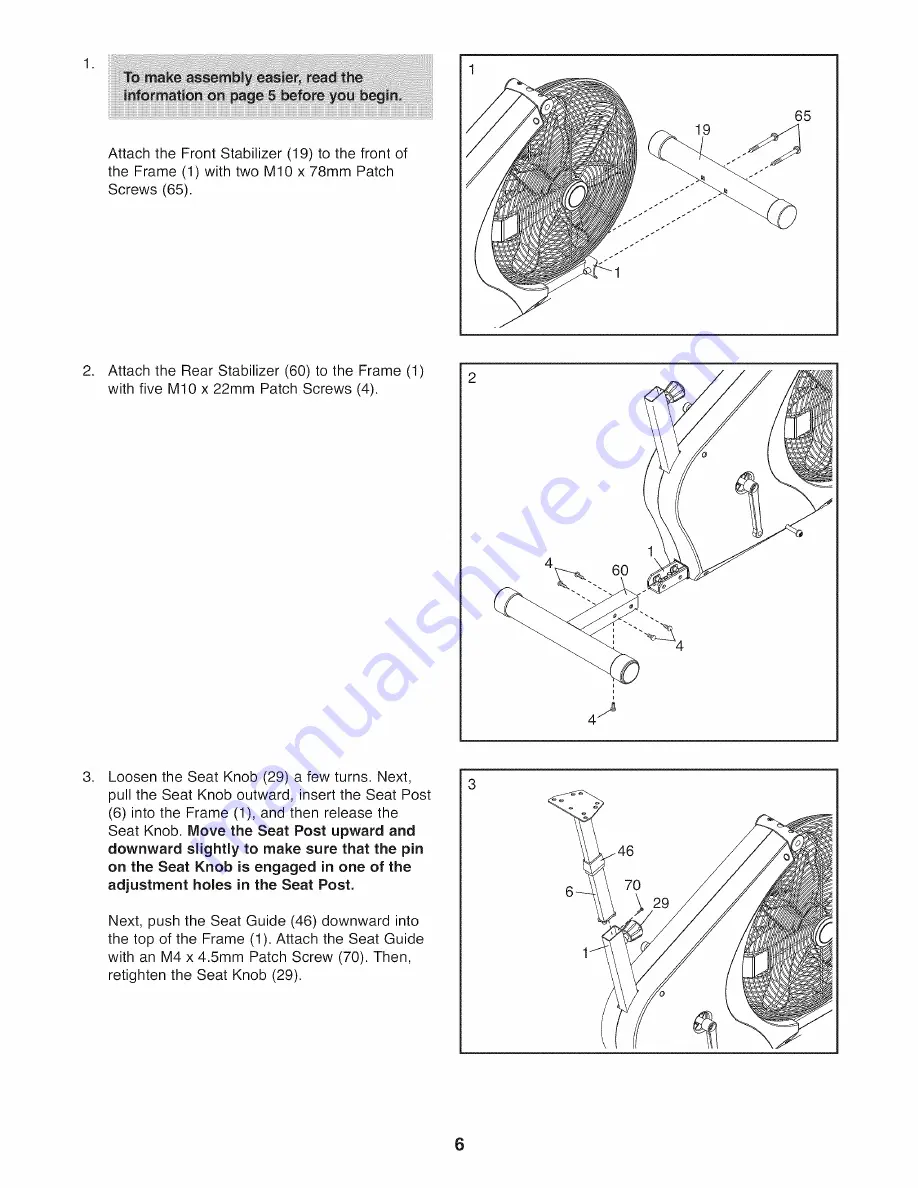 ProForm 831.218223 User Manual Download Page 6