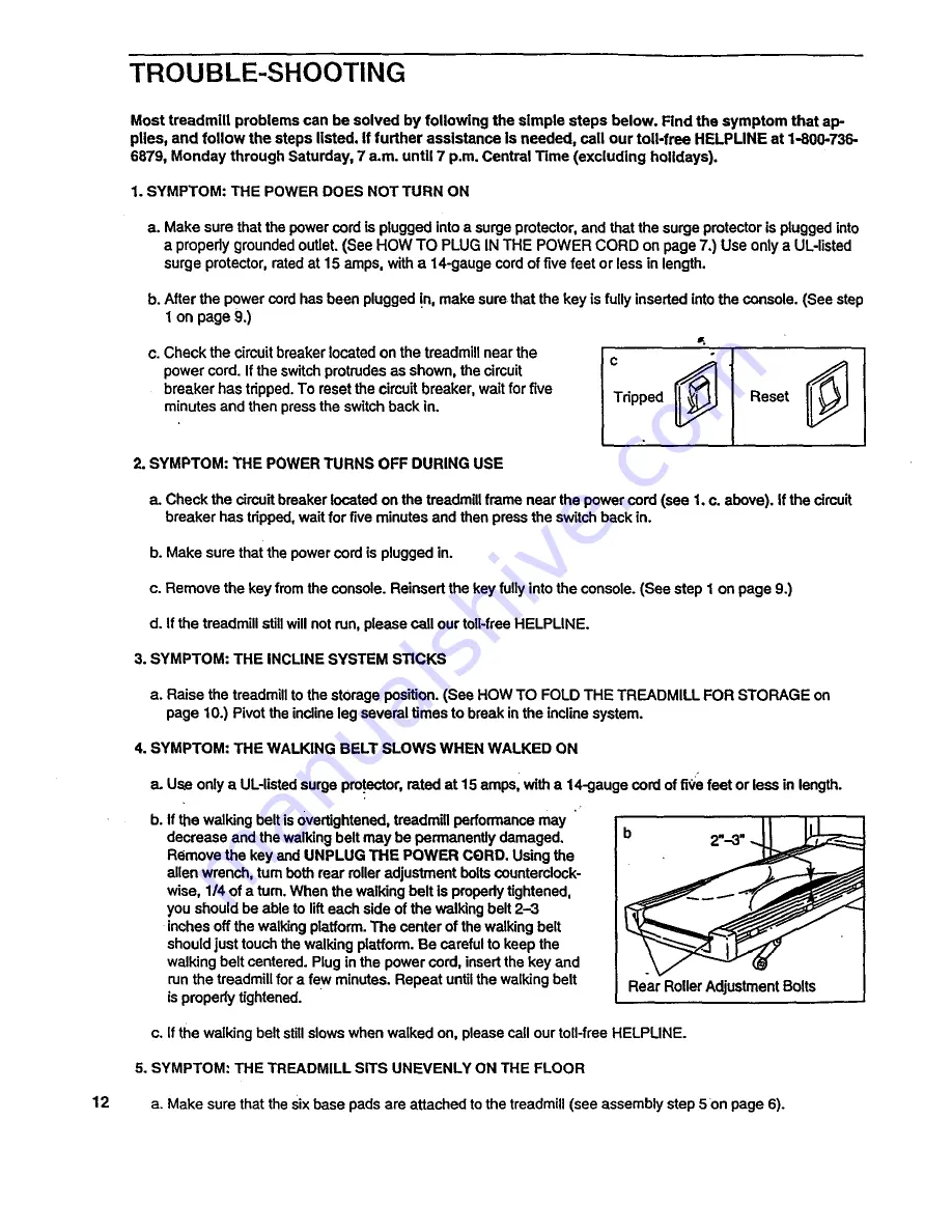 ProForm 831.297381 User Manual Download Page 12