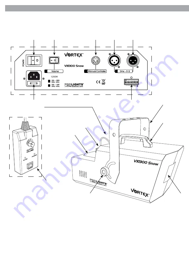 ProLights VX1300SNOW Скачать руководство пользователя страница 16
