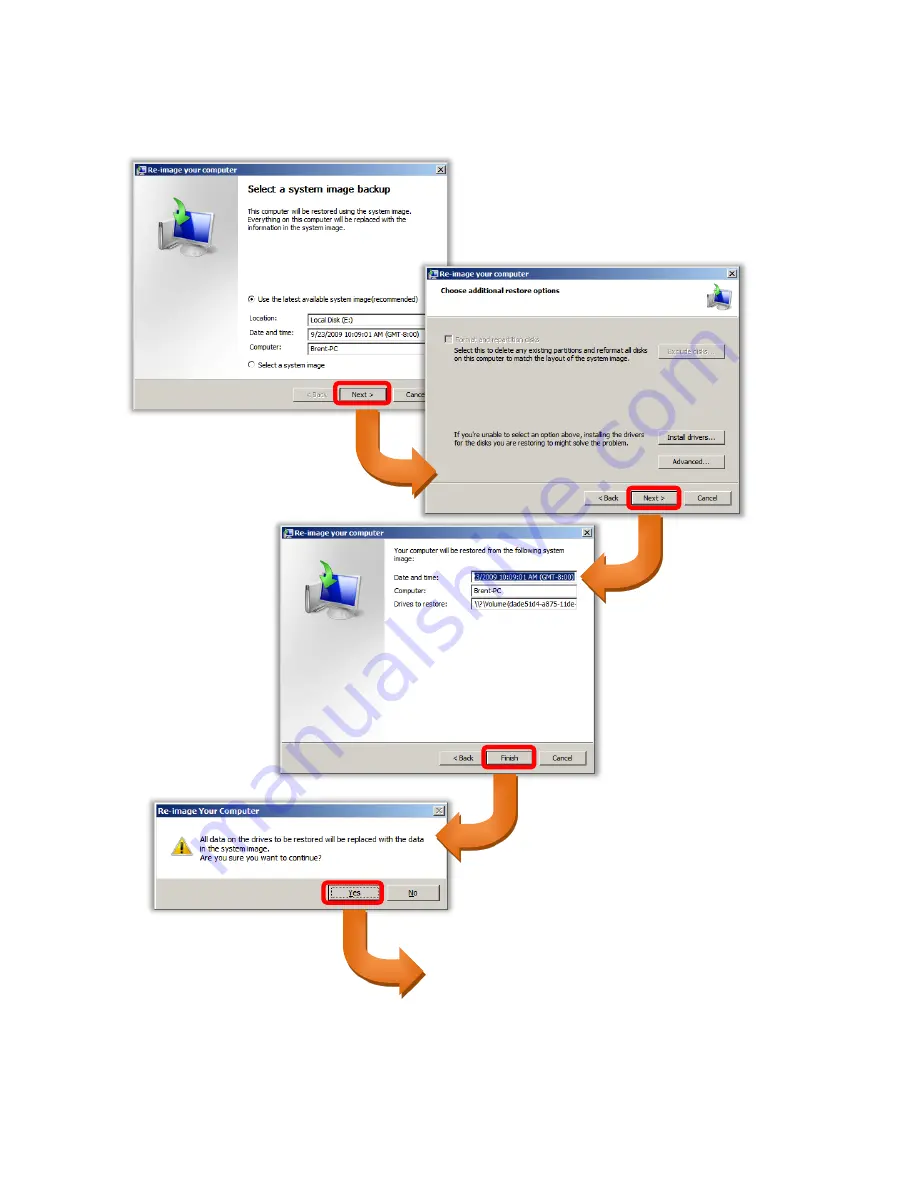 PROLiNK Glee Series System Backup & Recovery Download Page 12