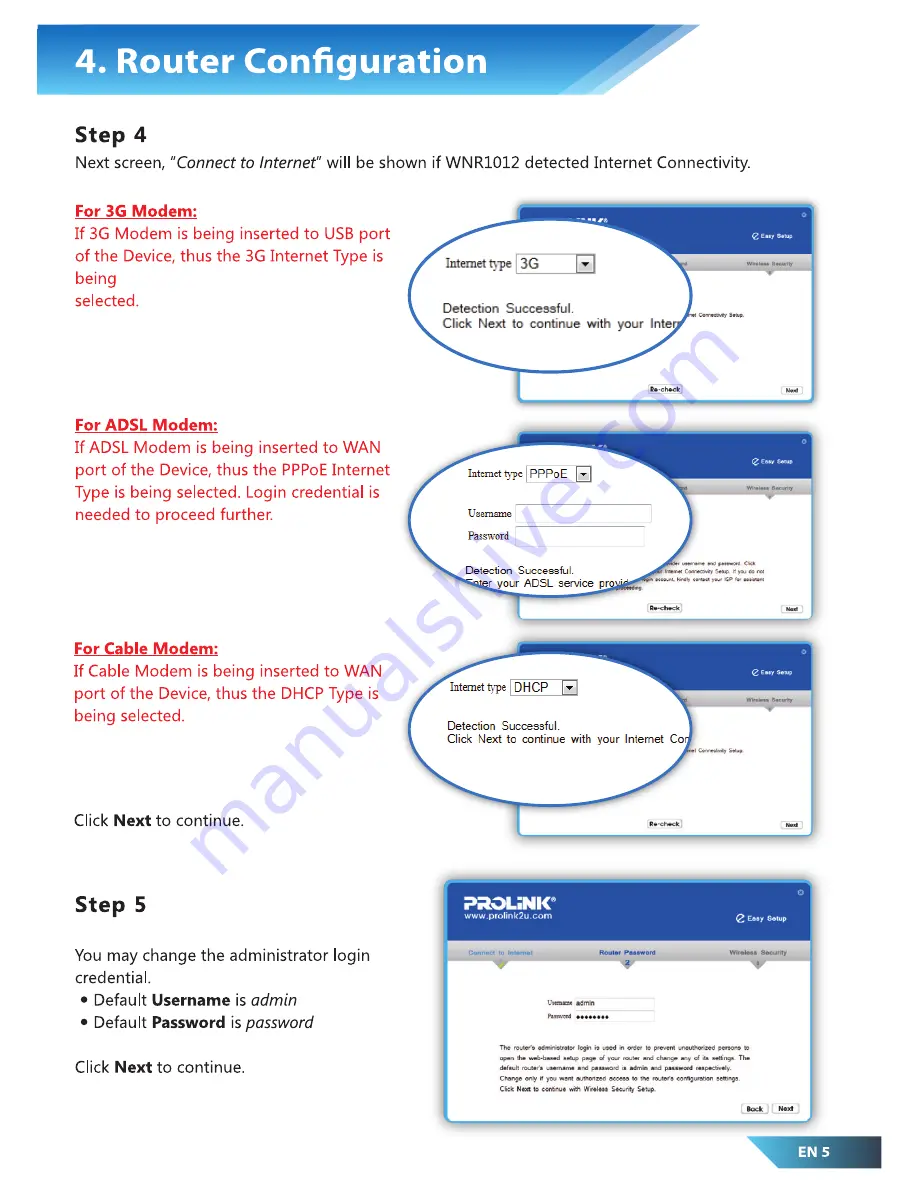 PROLiNK WNR1012 Скачать руководство пользователя страница 6