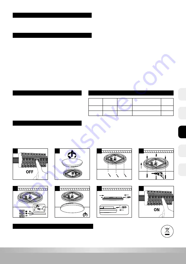 PROLUMIA ECODISC II MAXI Operating Instruction Download Page 5