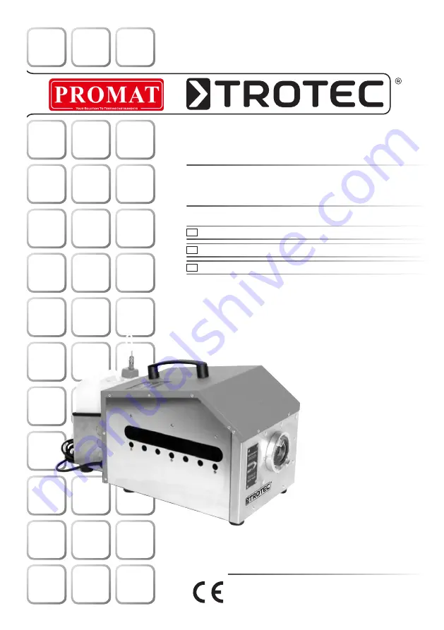 PROMAT TROTEC FS 100 Operating Instructions Download Page 1